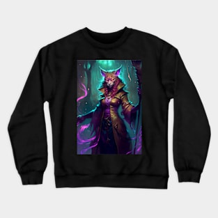 Female Caracal Warlock Crewneck Sweatshirt